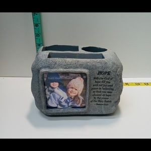 Desk organizer place for photo Hope Romans 15:13